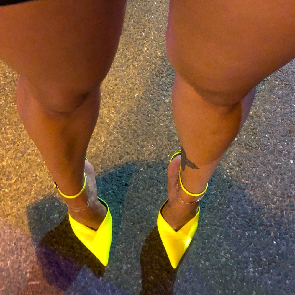 ASOS neon stilettos